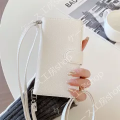 ホワイトライチレザー iPhone17/16/15 Pro Max ケース 斜め掛けミニバッグ風 高級感 ギフトに最適
