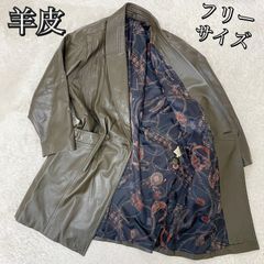NOBLE ノーブル 羊革 ラムレザージャケット ベージュ - メルカリ