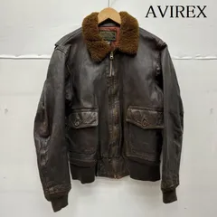 AVIREX アヴィレックス ジャケット、上着 フライトジャケット USA製 ゴートスキン G-1 フライト レザー ジャケット 214795 M-422A
