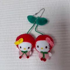 山形限定　さくらんぼ　ハローキティぬいぐるみキーホルダー 山形限定 さくらんぼ ハローキティぬいぐるみキーホルダー ハロー