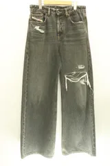 【中古】 DIESEL メンズデニムパンツ W28×L30 A06371 D-Rise 007f6 Straight Jeans DIESEL W28×L30 黒 ブラック デニム
