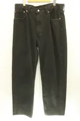 【中古】 LEVIS メンズデニムパンツ W36×L30 550デニムパンツ LEVIS W36×L30 黒 ブラック ボタン裏3757