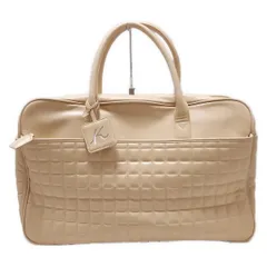 KITAMURA(キタムラ) ボストンバッグ - ベージュ キルティング/本体ロックなし レザー