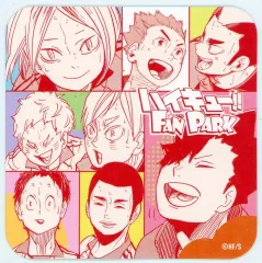 【中古】コースター 集合(音駒高校) 「ハイキュー!! FAN PARK(ファンパーク) アートコースター(R) FUN!!」