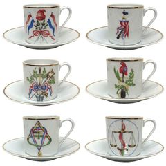 金彩飾 アンティークリモージュ復刻版 LIMOGES デミタスカップ