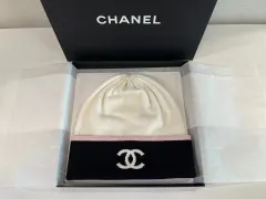 CHANEL 25C CC ロゴ カシミア ビーニー