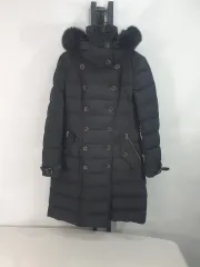 BURBERRY BRIT バーバリーブリット ダウンジャケット ロング丈 ブラック レディース S