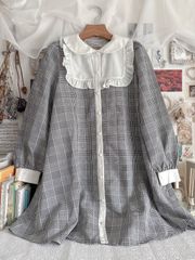 PINK HOUSE × キューピー 巻スカートエプロンワンピース - メルカリ