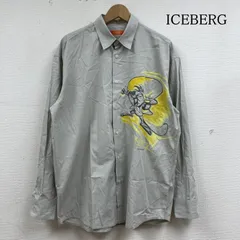 ICEBERG アイスバーグ シャツ、ブラウス 長袖 ICEBERG HISTORY 長袖 シャツ キャラクター ロゴ 刺繍入り キャラクターのサムネイル