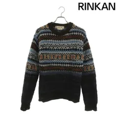 マルニ 18AW GCMG0024Q0 グラデ-ションボーダーニット メンズ 48 ※12