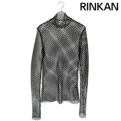 ジョンローレンスサリバン サイズ:M  23AW  5B017-0223-17 フィッシュネットハイネック長袖カットソー 中古 BS99 ジョンローレンスサリバン 23AW 5B017-0223-17 フィッシュネット