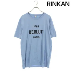 美品　約9.2万円　Berluti ベルルッティ コットン ロゴ刺繍 Tシャツ 楽天市場】Berluti ベルルッティ 半袖 Tシャツ R24JRS96-001 メンズ