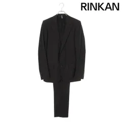 【美品】DiorHomme ディオールオム　メンズ スーツ 44 ブラック DIOR HOMME UNIFORM セットアップ テーラードジャケット パンツ