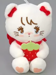 【中古】キーホルダー ムース いちごマスコットぬいぐるみ 「mikko illustration」