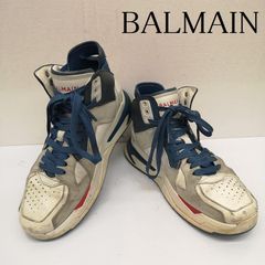【訳あり】BALMAIN ハイカットスニーカー ボルドー 40 訳あり】BALMAIN ハイカットスニーカー ボルドー 40 - メルカリ