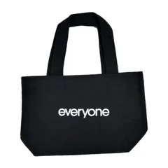 BLACK) ファッション everyone nylon logo tote bag (BLACK)