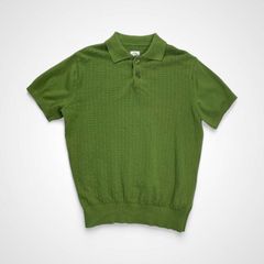 HERMES エルメス グリーン ポロシャツ パイル生地 XL 夏 アーカイブ HERMES エルメス グリーン ポロシャツ パイル生地 XL 夏 アーカイブ