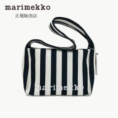 marimekko マリメッコ ショルダーバッグ mono ロゴ ダークネイビー 