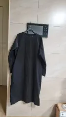 無印良品 細コールコーデュロイ ロング丈ワンピース