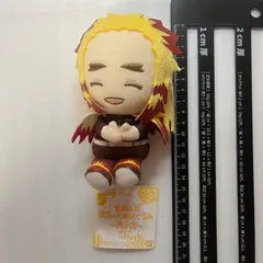 鬼滅の刃　煉獄杏寿郎  ぽふっと ぬいぐるみ マスコット キーホルダー W4