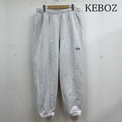 KEBOZ ケボズ パンツ ワークパンツ、ペインターパンツ NICK GEAR FREAK’S STORE コラボ Flower Embroidery Logo スウェット パンツ FS223-1445G