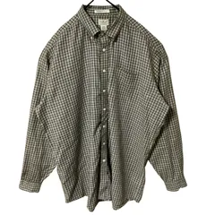 ボタンダウン チェック エルエルビーン 2XL ゆるだぼ シャツ メンズ 長袖