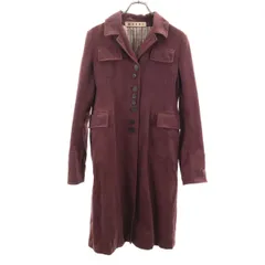 MARNI 本革 ロングコート Marni レザーコート | ブラウン | FARFETCH JP