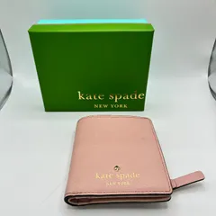 kate spade NEW YORK 2つ折り財布 ピンク 箱付き