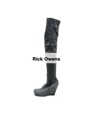 2026年最新】Rick Owens ニーハイ・サイハイブーツの人気アイテム