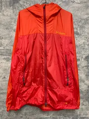 JN593 コロンビア columbia マウンテンパーカー ウィンドブレーカー オレンジ XL 汚れあり