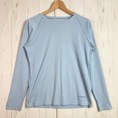 【Women's L ブルー系】 Montbell ( モンベル ) ウイックロン フィット ロングスリーブT WIC. Fit Long Sleeve T ポリエステル ウェア トップス インナー シャツ ロングスリーブTシャツ クルーネック