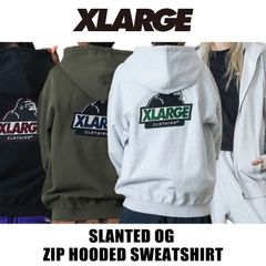 XLARGE】WHT エクストララージ ハーフジップパーカー 101223012015