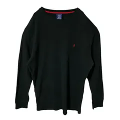 長袖 ロンT ワンポイント 2XL ブラック ラルフローレン メンズ 古着