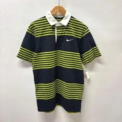 DEADSTOCK 2012s NIKE ナイキ ポロシャツ ボーダー 黄緑×黒