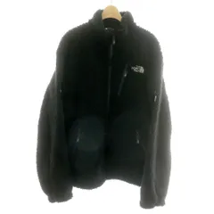 ザノースフェイス THE NORTH FACE RIMO FLEECE JACKET ボアフリースジャケット アウター ブルゾン スタンドネック フルジップ ロゴ ワッペン 2XL 黒 ブラック NJ4FM60L /MP ■GY18