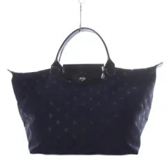 ロンシャン　トートバッグ　プリアージュ　エトワール　ナイロン　レザー　星　黒 ロンシャン LONGCHAMP トートバッグ ル プリアージュ エナジー Lサイズ