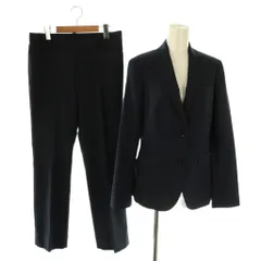 ニューヨーカー NEWYORKER チェック柄2Bスーツセットアップ テーラードジャケット パンツ 11 ネイビー /HK ■OS