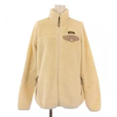 エルエルビーン L.L.BEAN フリースジャケット ジップアップ ハイネック ロゴ XS ベージュ /BM ■JS