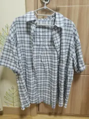 Hangten CHECKシャツ 半袖 M 新品商品出品