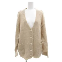 フリークスストア FREAKS STORE カーディガン ニット モヘア混 ローゲージ 長袖 F ベージュ /AE