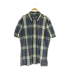 ポロ バイ ラルフローレン Polo by Ralph Lauren チェック 半袖 シャツ コットン LL ネイビー /MY ■OS