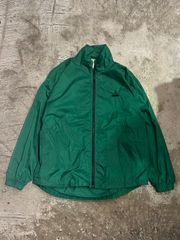 Stussy グリーン ナイロンジャケット M - メルカリ