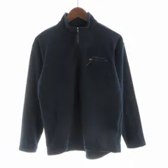 モンベル Montbell シャミース ハイネックインナーシャツ フリース ハーフジップ 長袖 XS 紺 ネイビー 1104263 /RO