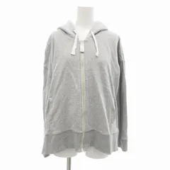 コムサイズム COMME CA ISM オニギリ ONIGIRI 美品 裏毛 パーカー スウェット ジップアップ 長袖 52-68CL81 9 グレー /VU□ 0405のサムネイル