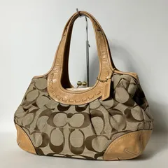 2510-224｜コーチ シグネチャー ハンドバッグ ブラウン