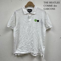 美品 コムデギャルソン ビートルズ アップルワッペン Tシャツ ホワイト 