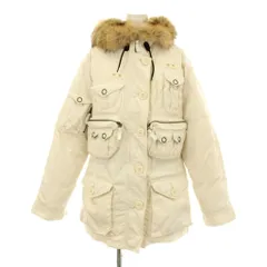 ラルフローレン RALPH LAUREN ダウンコート フード ミドル丈 コヨーテファー ジップアップ 9 白 ホワイト CMRLCW2002 /KUのサムネイル