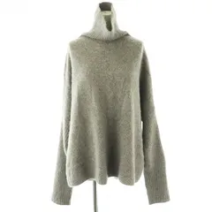 スピック&スパン Spick&Span 23AW フォックスウールロングリブタートルプルオーバー セーター 長袖 グレー /DO ■OS