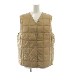 タイオン TAION キルティングダウンベスト インナーダウン 2XL ベージュ /KO ■OS