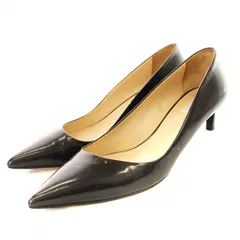 マックスマーラ MAX MARA パンプス ポインテッドトゥ パテントレザー 37 黒 /MMのサムネイル